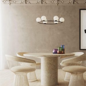 Lampa wisząca Tribeca z alabastru w stylu nowoczesnym