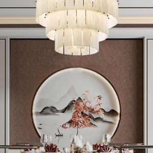 Kaskadowy żyrandol alabastrowy Type A 80x114cm