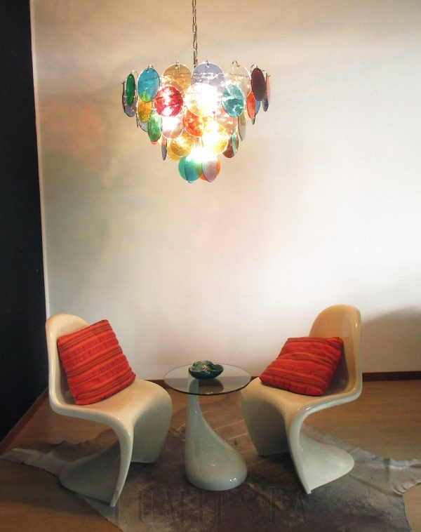 wm_16688112734036421148.jpg Elegancka żyrandol Murano w kolorze wielokolorowym 70cm
