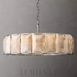 Grivio - Lampa wisząca okrągła 43 cali elegancki styl