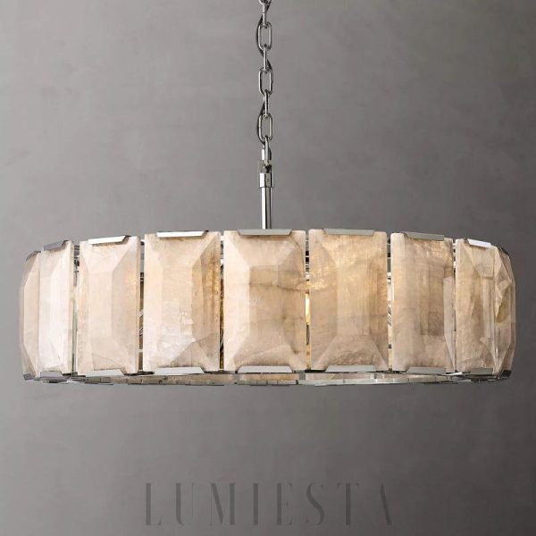 Grivio - Lampa wisząca okrągła 43 cali elegancki styl