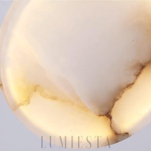 Harvest - lampa wisząca z alabastru w stylu nowoczesnym