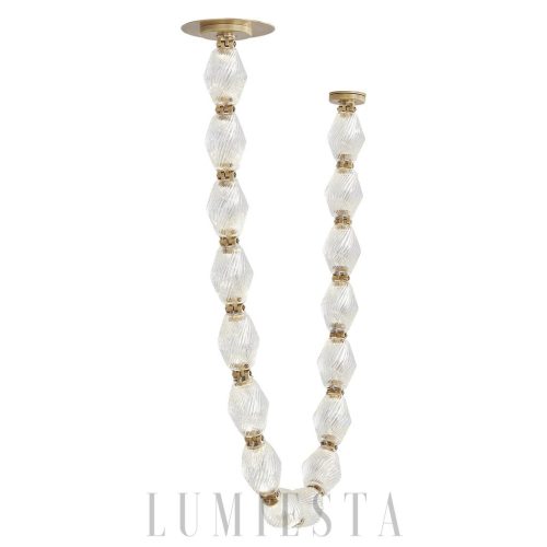 Lampa wisząca Collier Sean Lavin z kryształowymi kulami 8-28