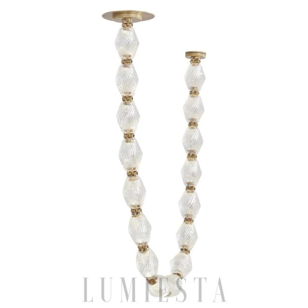 Lampa wisząca Collier Sean Lavin z kryształowymi kulami 8-28