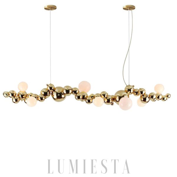 Molecules - Lampa wisząca w stylu nowoczesnym złota srebrna