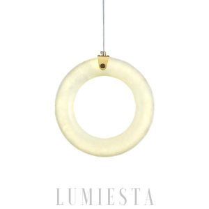 Duplex - Lampa wisząca Alabaster, nowoczesna 25/30 cm