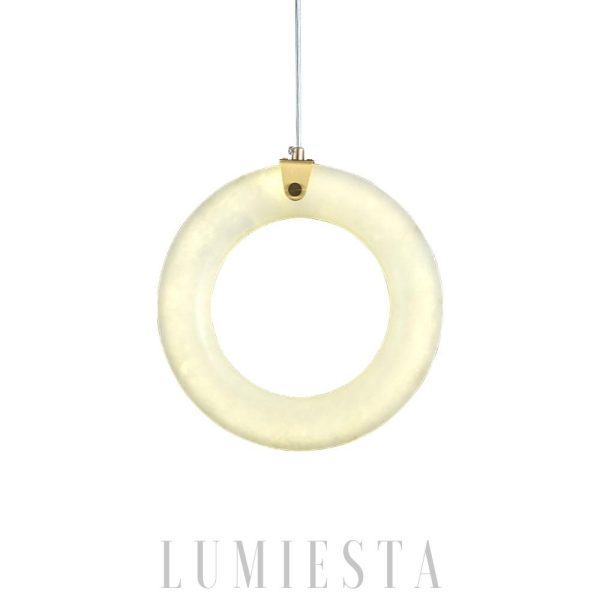 Duplex - Lampa wisząca Alabaster, nowoczesna 25/30 cm