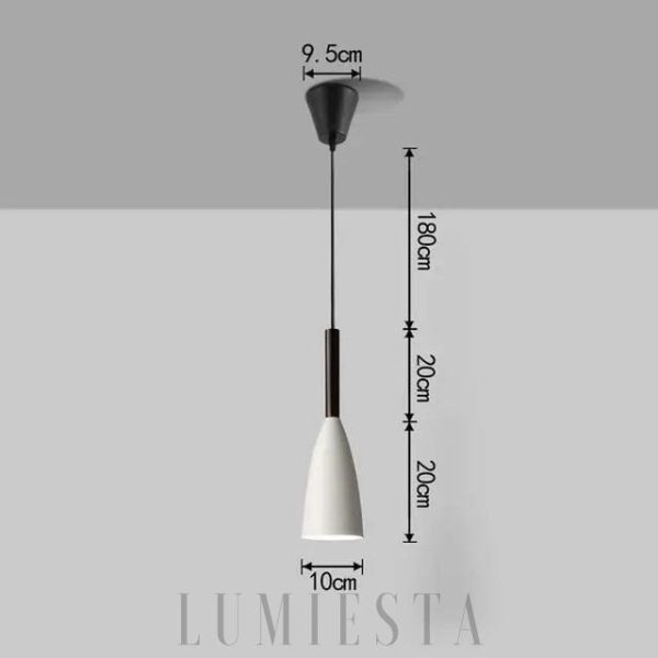 Wisząca lampa trójramienna w nowoczesnym stylu