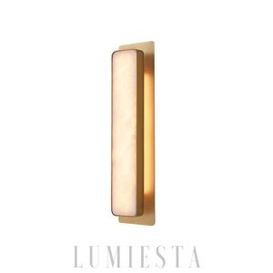 Sashya - Lampa ścienna Alabaster w stylu nowoczesnym 51 cm