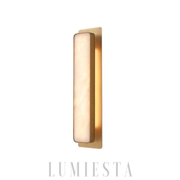 Sashya - Lampa ścienna Alabaster w stylu nowoczesnym 51 cm