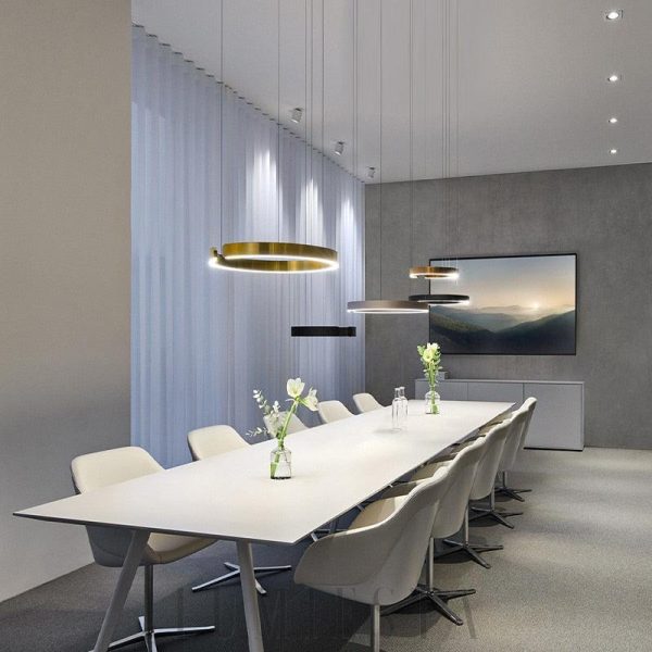 Utonia - Elegancka okrągła lampa wisząca, nowoczesna