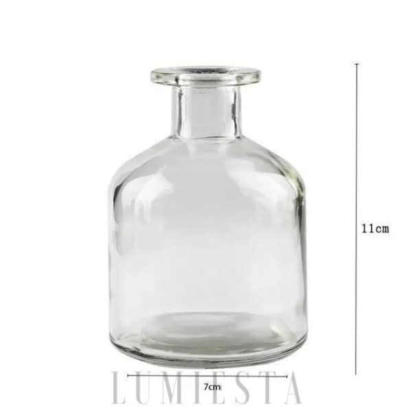 Szklany wazon dekoracyjny w nowoczesnym stylu 11 cm