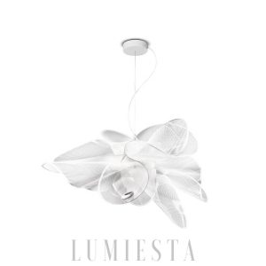 Lampa wisząca Mesh Cloud przezroczysta stylowa elegancja