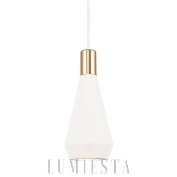 Lampa wisząca w kształcie stożka z regulacją długości