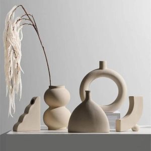 Stylowa lampa stołowa ceramiczna do dekoracji wnętrz