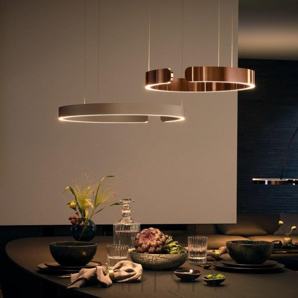 Utonia - Elegancka okrągła lampa wisząca, nowoczesna