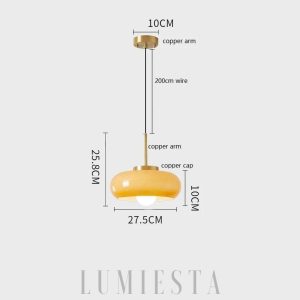 Lampa wisząca w stylu nowoczesnym z mlecznym kloszem 28cm