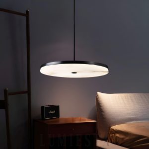 Manhattan - Alabaster okrągła czarno-biała Ø20/25/30 cm