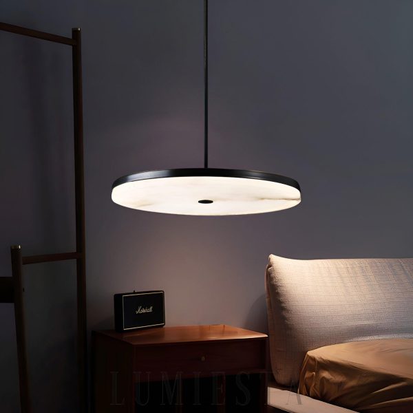 Manhattan - Alabaster okrągła czarno-biała Ø20/25/30 cm