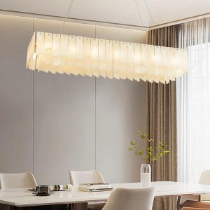 Piccadilly - Żyrandol kaskadowy z alabastru, mosiądz, biały, Ø 57,65,80,95,100,120 cm