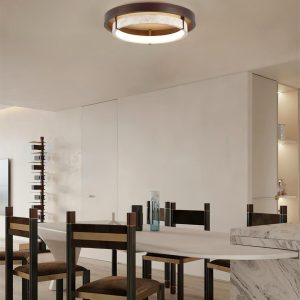 Ring Travertine Cirvela nowoczesny plafon trawertyn