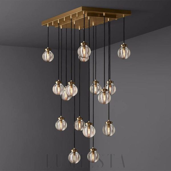 Elegancka lampa wisząca Fantasy Pearl Ball 36 cali