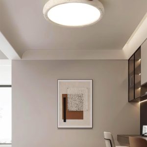 wm_18186898244160925073.jpg Okrągła lampa sufitowa Travertine Metra ciepłe światło 58cm