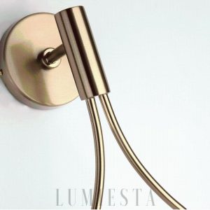 Pelota - kinkiet ścienny w stylu nordyckim z kulą szklaną