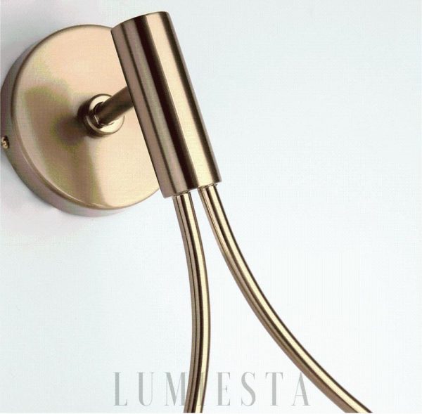 Pelota - kinkiet ścienny w stylu nordyckim z kulą szklaną