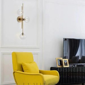 Nowoczesna lampa wisząca skandynawska, 3 kule