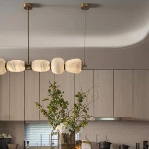 Liroma nowoczesny żyrandol chmura z Alabastru