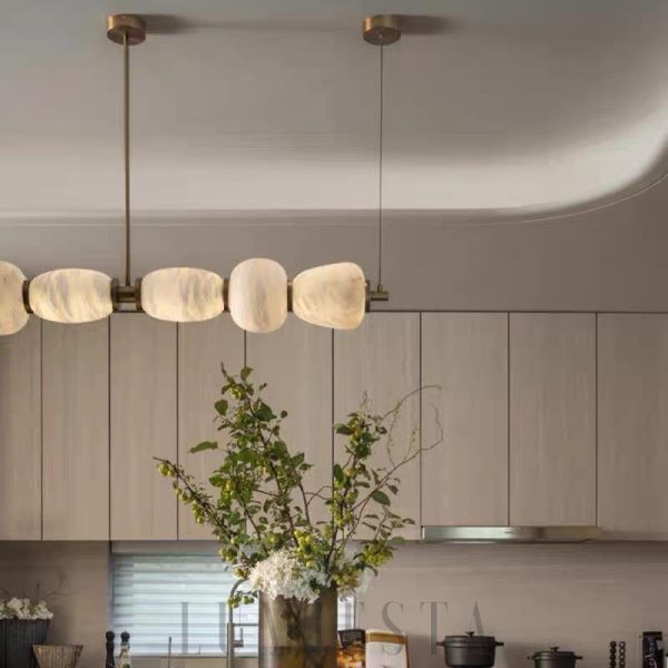 Liroma nowoczesny żyrandol chmura z Alabastru