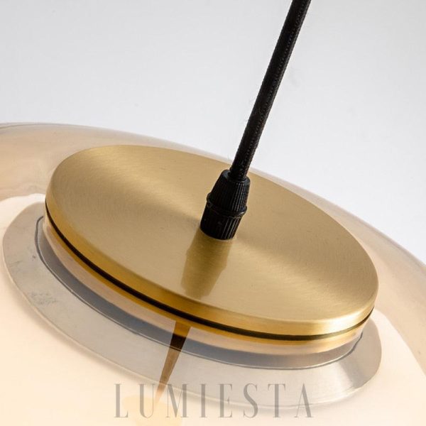 Nowoczesna lampa wisząca w kształcie kulistym do kuchni