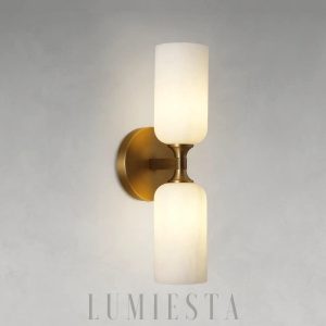 Monty - Lampa ścienna w stylu minimalistycznym z alabastru