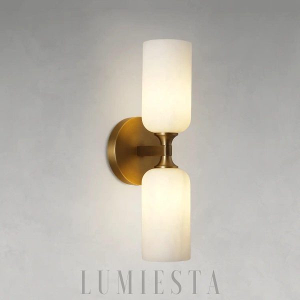 Monty - Lampa ścienna w stylu minimalistycznym z alabastru