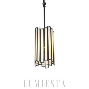 Hemaaolay - Stylowa mini lampa wisząca czarna/złota 11cm