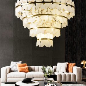 wm_2410486983518271959.jpg Butterfly - żyrandol z alabastru, okrągła, nowoczesna