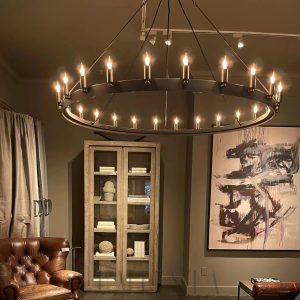 Lampa wisząca Camino Vintage 185 cm mosiądz/czarny