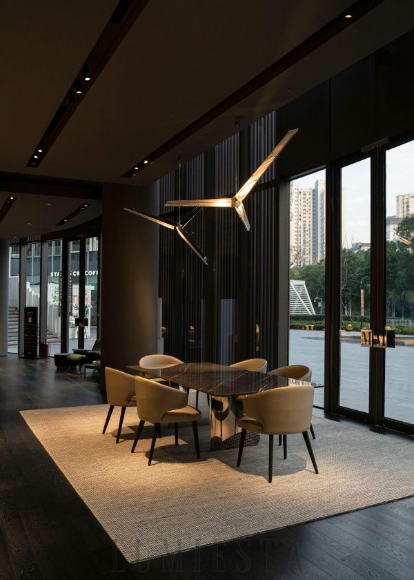 Lampa wisząca Fragment 10 chrom przezroczysta 37,5 cm