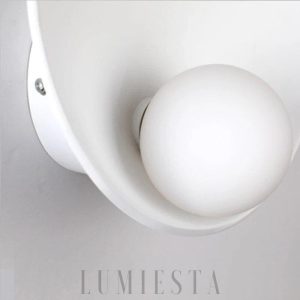 wm_2773369765612151744.jpg Nowoczesna biało-czarna lampa ścienna z okrągłym kloszem