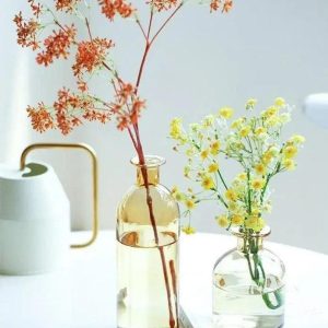 Szklany wazon dekoracyjny w nowoczesnym stylu 11 cm