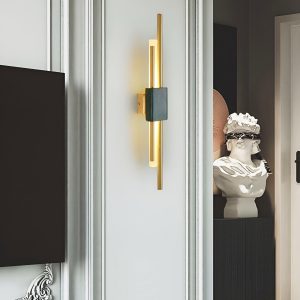 Lampa ścienna Marble Tanto w stylu nowoczesnym z marmuru