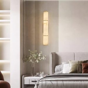 wm_3288628865668911353.jpg Lampa ścienna cylindryczna alabastrowa, biała, złota - Kinkiet długość 26/40/58cm