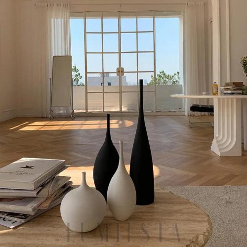 Stylowe ceramiczne wazony — elegancka dekoracja wnętrz