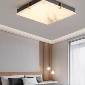 Orion - Lampa sufitowa kwadratowa czarna elegancja