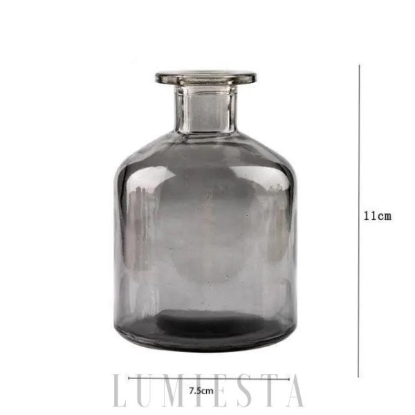 Szklany wazon dekoracyjny w nowoczesnym stylu 11 cm