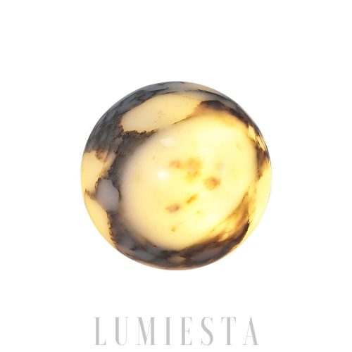 Sferyczny kinkiet marmurowy średnica 12cm biały czarny