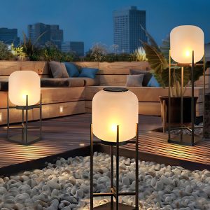 Lhotse - Elegancka lampa ogrodowa w stylu latarni