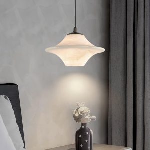 Plateu - Luksusowa lampa wisząca alabastrowa 22 cm