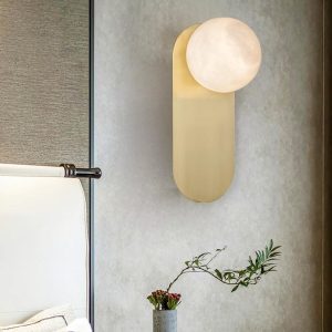 wm_4149632961087370210.jpg Serengeti - Złota alabastrowa lampa ścienna Ø12 cm